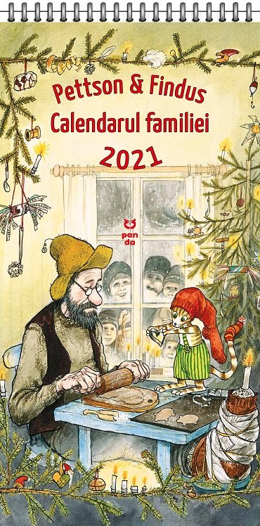 Pettson și Findus. Calendarul Familiei 2021 - Sven Nordqvist