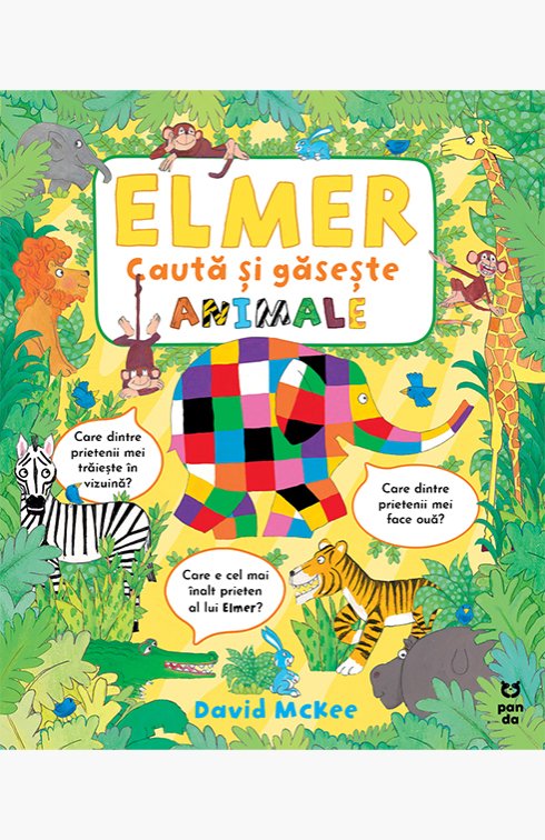 Elmer caută și găsește animale - David McKee