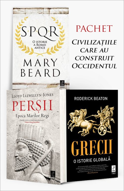 Pachet Civilizațiile care au construit Occidentul - Mary Beard, Roderick Beaton, Lloyd Llewellyn-Jones