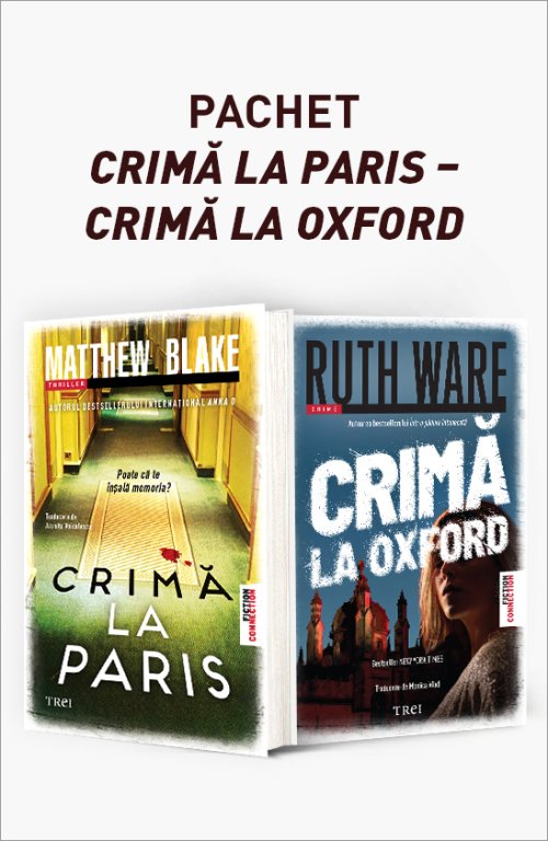 Pachet Crimă la Paris – Crimă la Oxford - Matthew Blake, Ruth Ware