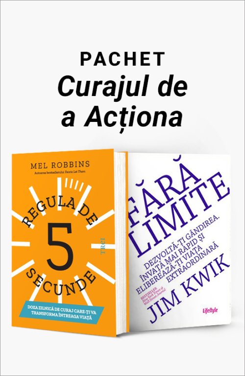 Pachet Curajul de a Acționa - Mel Robbins, Jim Kwik