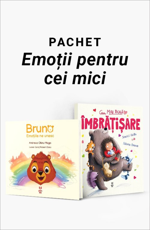 Pachet Emoții pentru cei mici - Andreea Chiru-Maga, Smriti Halls, Alison Brown