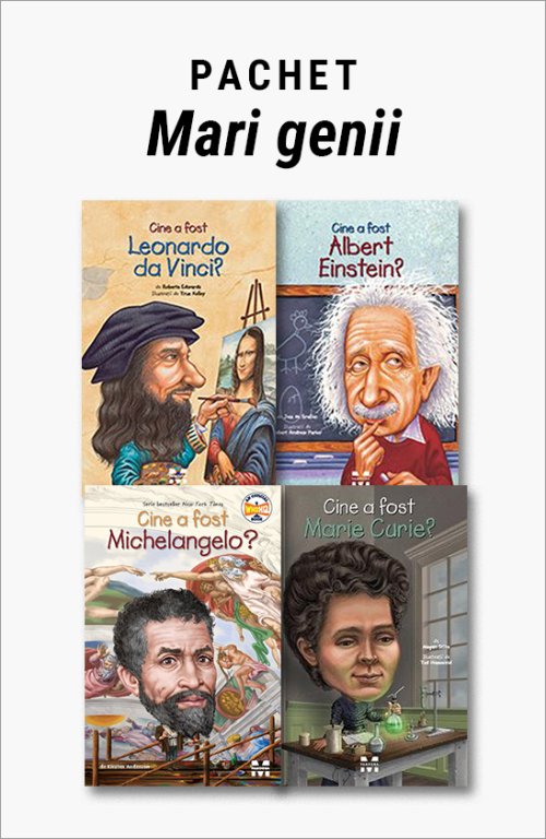 Pachet Mari genii - Roberta Edwards, True Kelley, Jess M. Brallier, Robert Andrew Parker, Kirsten Anderson, Megan Stine