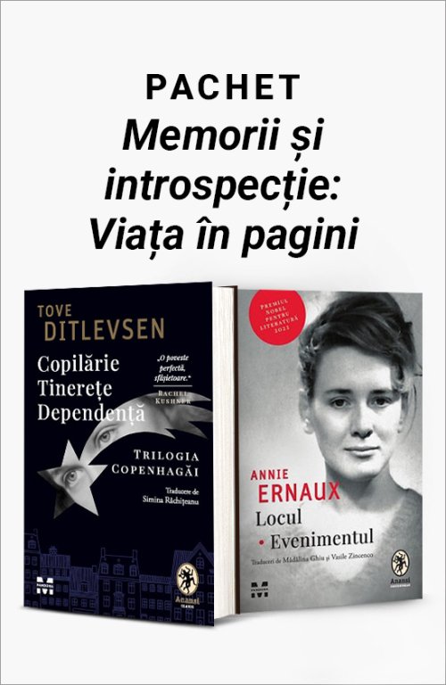 Pachet Memorii și introspecție: Viața în pagini - Tove Ditlevsen, Annie Ernaux
