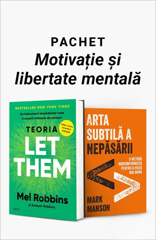 Pachet Motivație și libertate mentală - Mark Manson