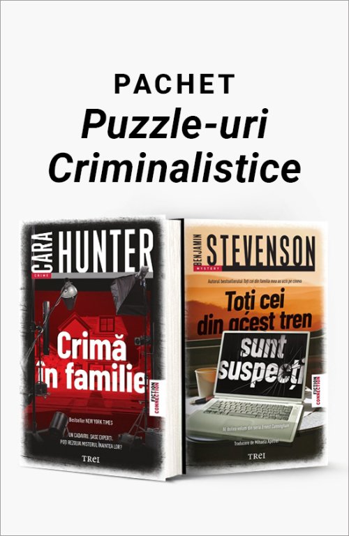Pachet Puzzle-uri Criminalistice - Cara Hunter, Benjamin Stevenson