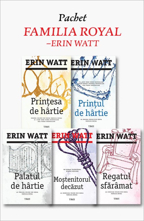 Pachet Seria „Familia Royal” – Erin Watt - Erin Watt