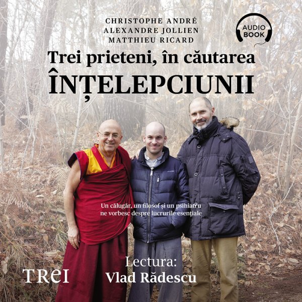 Trei prieteni, în căutarea înţelepciunii. Un călugăr, un filosof şi un psihiatru ne vorbesc despre lucrurile esenţiale - Christophe Andre